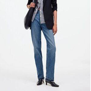 Like New Madewell The Rail Straight Jeans Medium‎ Wash Size 24